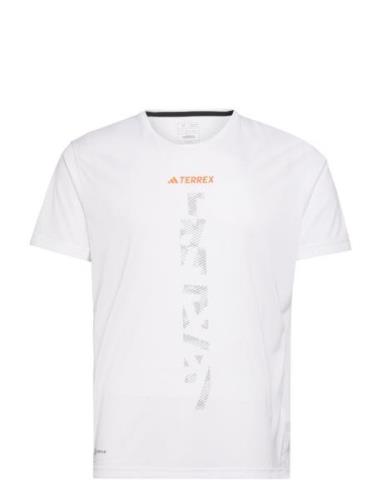 Agr Shirt Sport T-shirts Short-sleeved White Adidas Terrex