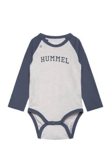 Hmlblixen Body L/S Langermet Bodysuit White Hummel