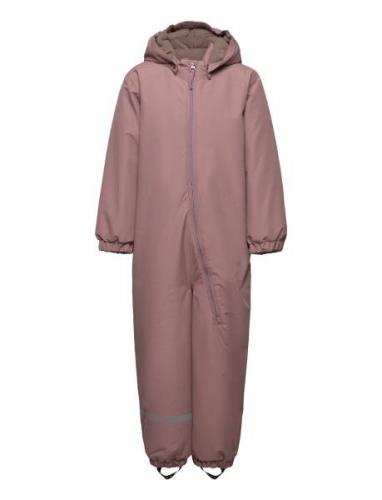 Snow Suit Solid Outerwear Coveralls Snow-ski Coveralls & Sets Pink Mik...