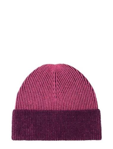 Beanie Plaited Colorblock Accessories Headwear Beanies Pink Tom Tailor