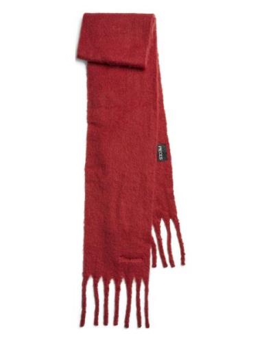 Pcnilea Long Scarf Pb Bc Accessories Scarves Winter Scarves Red Pieces