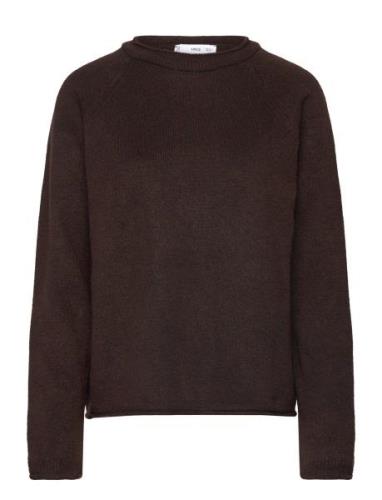 Sweater Moreneta Tops Knitwear Jumpers Brown Mango