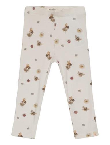 Nbflavo Elf Slim Legging Lil Bottoms Leggings Cream Lil'Atelier