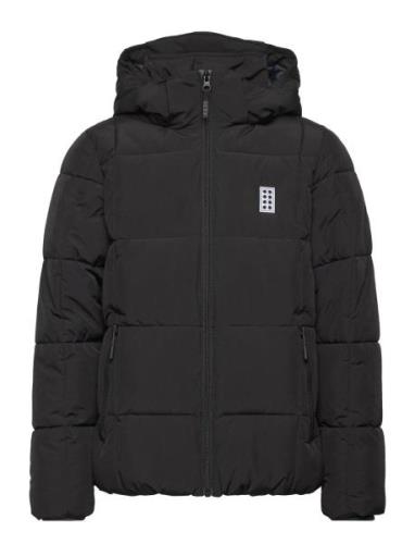 Lwjad 701 - Jacket Fôret Jakke Black LEGO Kidswear