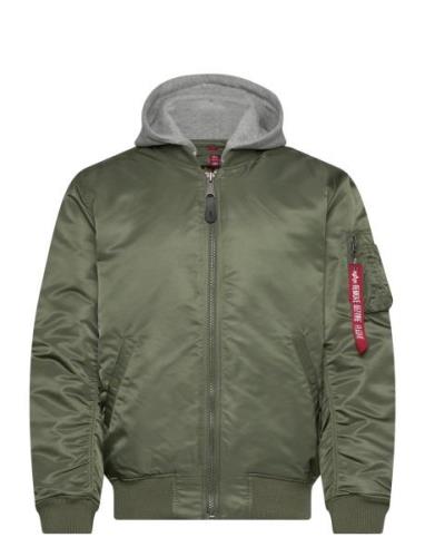 Ma-1 Zh Back Emb Bomberjakke Jakke Green Alpha Industries