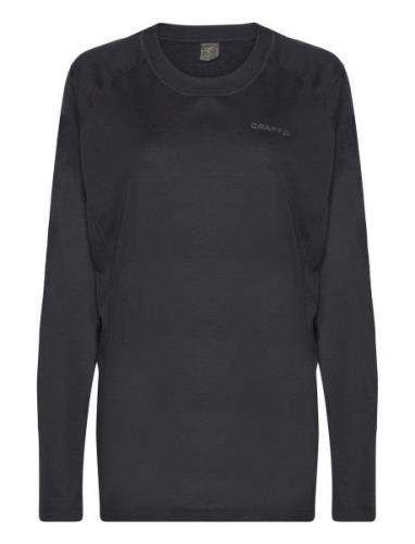 Core Warm Baselayer Ls Tee W Tops T-shirts & Tops Long-sleeved Black C...