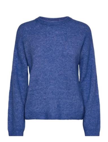 Srallison Knit Tops Knitwear Jumpers Blue Soft Rebels