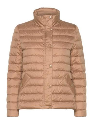 Light Down Jacket Fôret Jakke Beige GANT