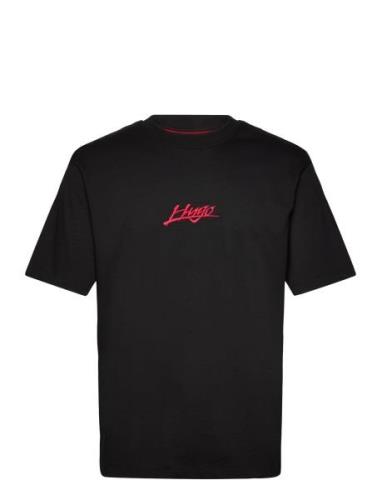 Dlogotee Tops T-shirts Short-sleeved Black HUGO