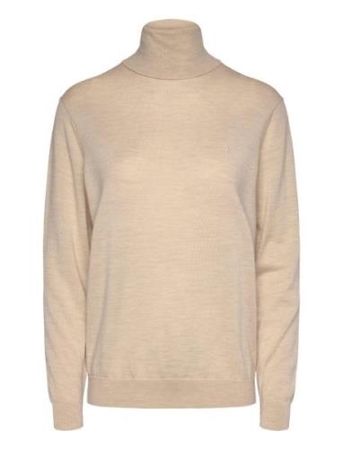 Wool Turtleneck Sweater Tops Knitwear Turtleneck Cream Polo Ralph Laur...