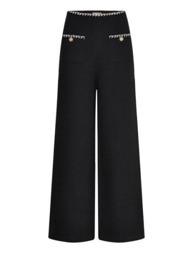 Joy Bottoms Trousers Wide Leg Black SUNCOO Paris