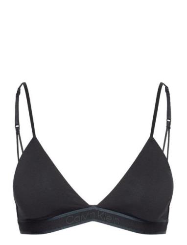 Ll Triangle Lingerie Bras & Tops Soft Bras Bralette Black Calvin Klein