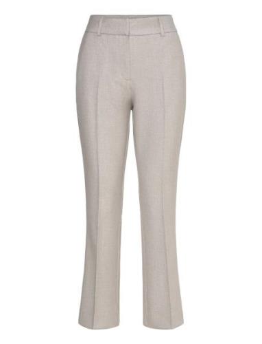 Clarafv Ankle Bottoms Trousers Flared Cream FIVEUNITS