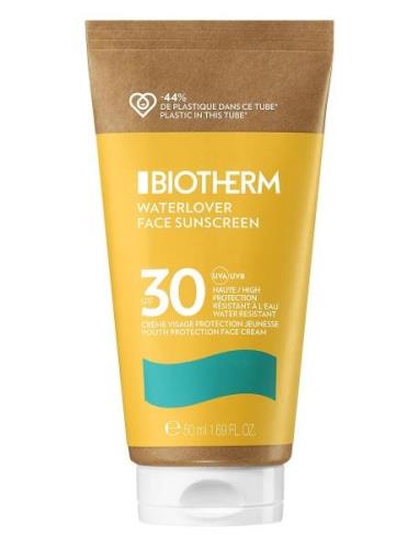 Biotherm Waterlover Creme Solaire Anti-Age Spf30 50Ml Solkrem Ansikt N...