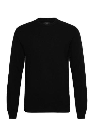 Eco Wool Karsten Knit Tops Knitwear Round Necks Black Mads Nørgaard