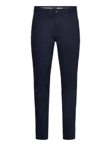 Core - Stuart - Stretch Cotton Chino Bottoms Trousers Chinos Navy Scot...