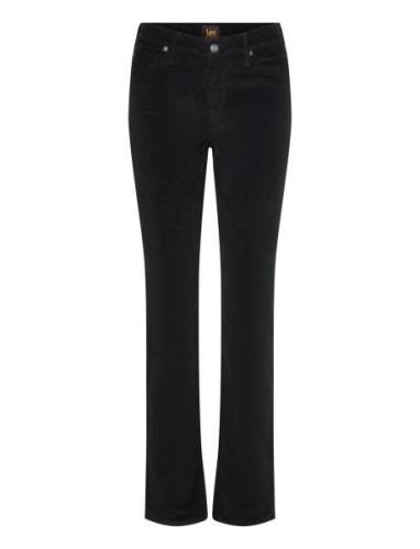 Marion Straight Bottoms Jeans Straight-regular Black Lee Jeans