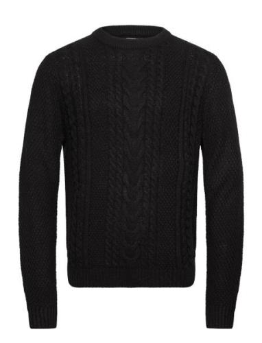 Jjcraig Knit Crew Neck Aw24 Tops Knitwear Round Necks Black Jack & J S