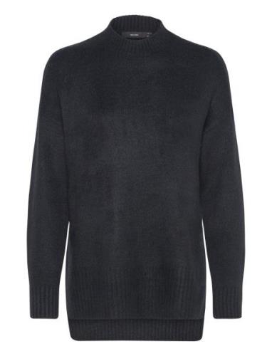 Vmlefile Over Boxy Blouse Noos Tops Knitwear Jumpers Black Vero Moda