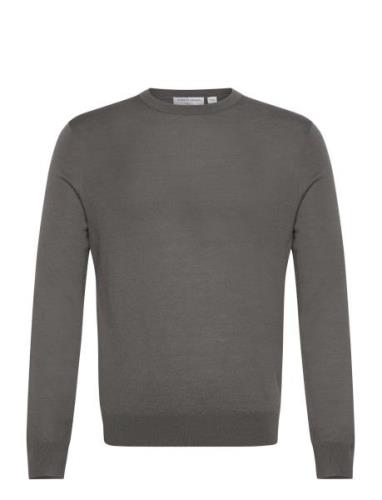 Connor Rws Tops Knitwear Round Necks Grey Tiger Of Sweden