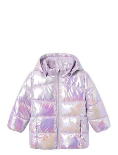 Nmfmolina Jacket Shiny Fôret Jakke Purple Name It