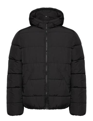 Slhlance Heavy Puffer Jacket Fôret Jakke Black Selected Homme