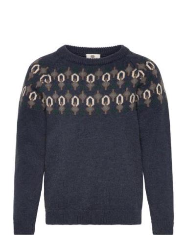 Pullover Knit Tops Knitwear Pullovers Navy En Fant