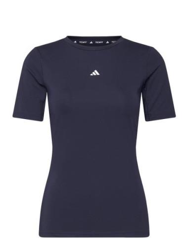 Tf Train T Sport T-shirts & Tops Short-sleeved Navy Adidas Performance