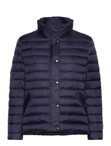 Light Down Jacket Fôret Jakke Navy GANT