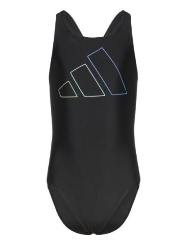 Performance Big Bars Swimsuit Badedrakt Badetøy Black Adidas Performan...