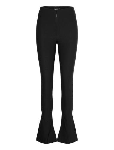 Highwaist Slim Trousers Bottoms Trousers Slim Fit Trousers Black Gina ...