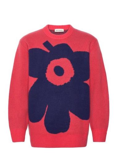 Pehmyt Unikko Tops Knitwear Jumpers Red Marimekko