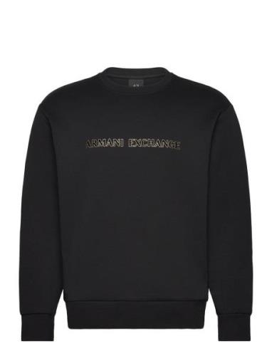 Sweatshirt Tops Sweat-shirts & Hoodies Sweat-shirts Black Armani Excha...