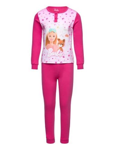 Pyjama Pyjamas Sett Pink Barbie