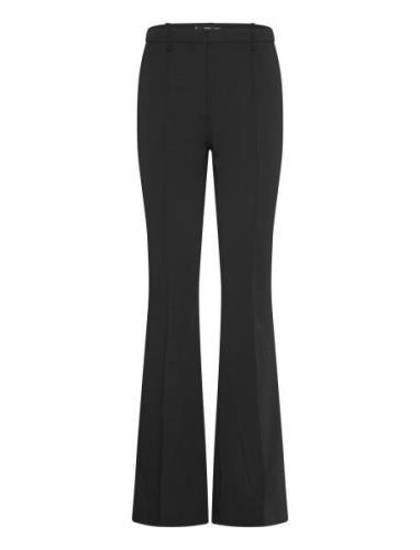 Straight Suit Trousers Bottoms Trousers Suitpants Black Mango