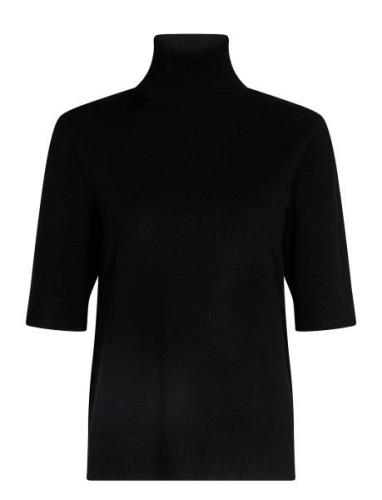 Sc-Dollie Tops Knitwear Turtleneck Black Soyaconcept