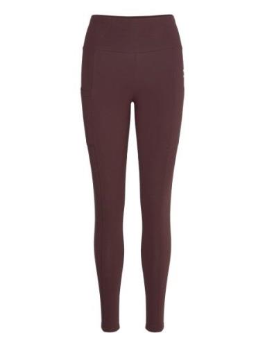 Essentials Leggings Bottoms Leggings Burgundy Adidas Originals