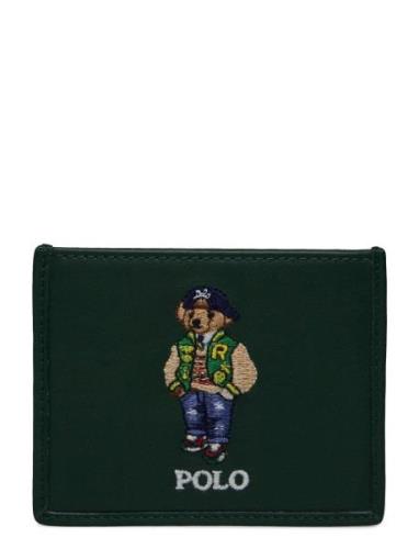 Polo Bear Leather Card Case Accessories Wallets Classic Wallets Green ...