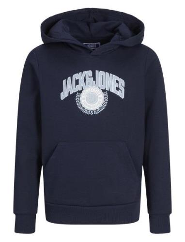 Jjkam Varsity Branding Sweat Hood Jnr Tops Sweat-shirts & Hoodies Hood...