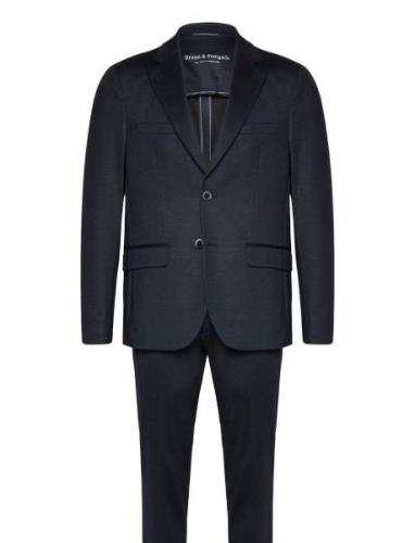 Bs Chapelle Classic Fit Suit Set Dress Navy Bruun & Stengade