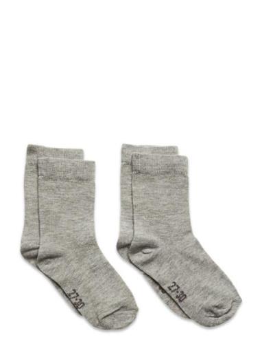 Ankle Sock Sokker Strømper Grey Minymo