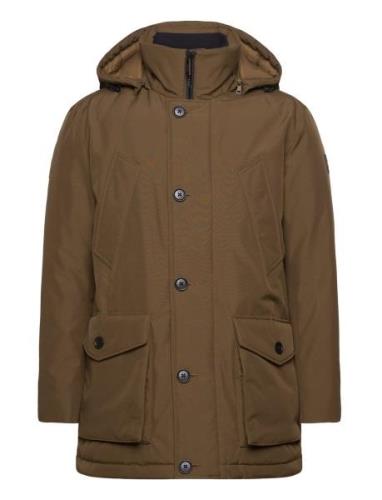 Osiass Parkas Jakke Brown BOSS