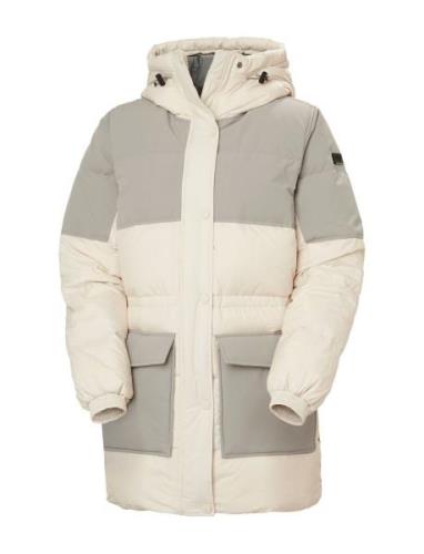 W Escape Down Parka Outerwear Parka Coats Cream Helly Hansen