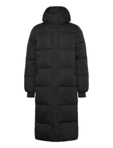 Monogram Puffer Coat Fôret Jakke Black Daily Paper