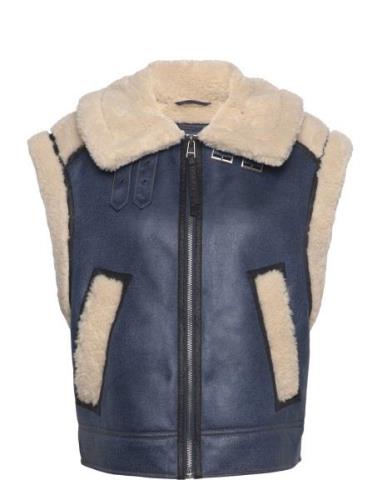 Tuppa Vests Padded Vests Navy Munthe