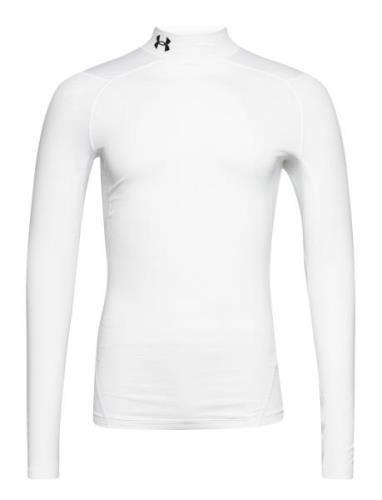 Ua Cg Armour Comp Mock Sport T-shirts Long-sleeved White Under Armour