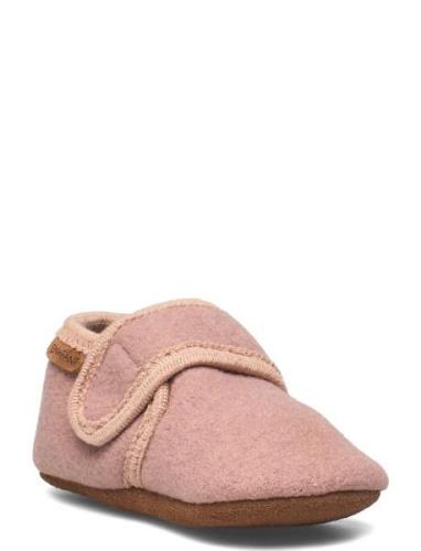 Baby Wool Slippers Tøfler Innesko Pink En Fant