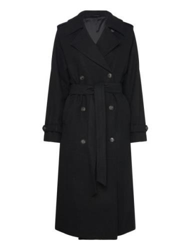 Bs Kaylee Coat Ullfrakk Frakk Black Bruun & Stengade