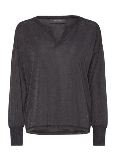 Mmkilana Ls Blouse Tops Blouses Long-sleeved Grey MOS MOSH