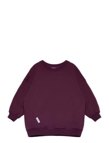 Relaxed Sweatshirt Tops Sweat-shirts & Hoodies Sweat-shirts Purple Gug...